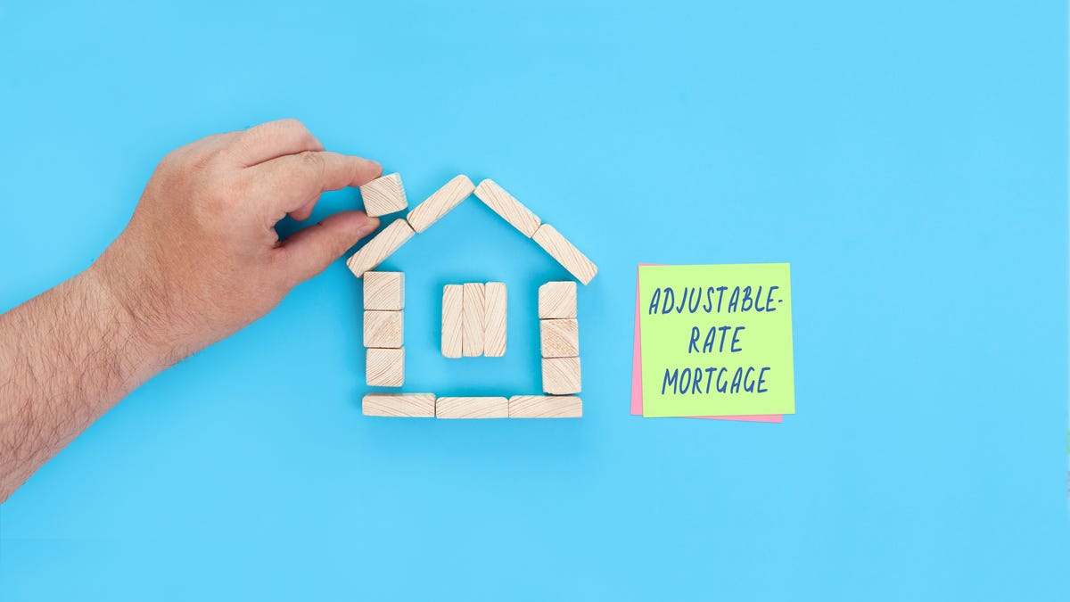 Handwritten words Adjustable rate mortgage