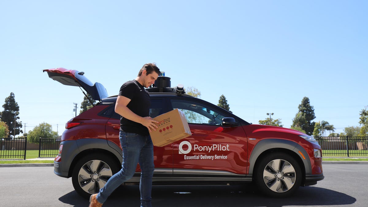 Pony.ai self-driving delivery pilot