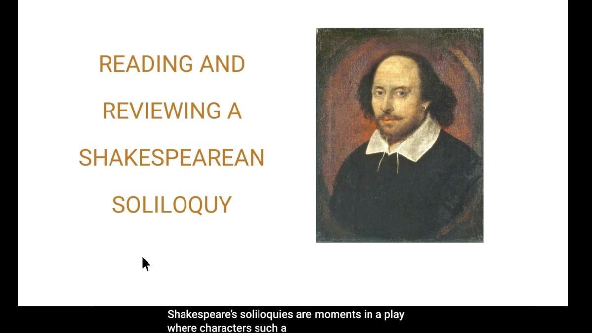 Google Slides captions