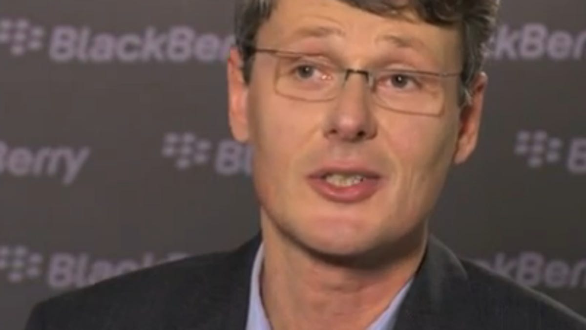 Thorsten Heins, RIM's new CEO