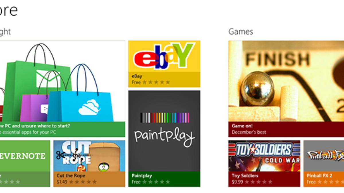 Microsoft's new Windows store