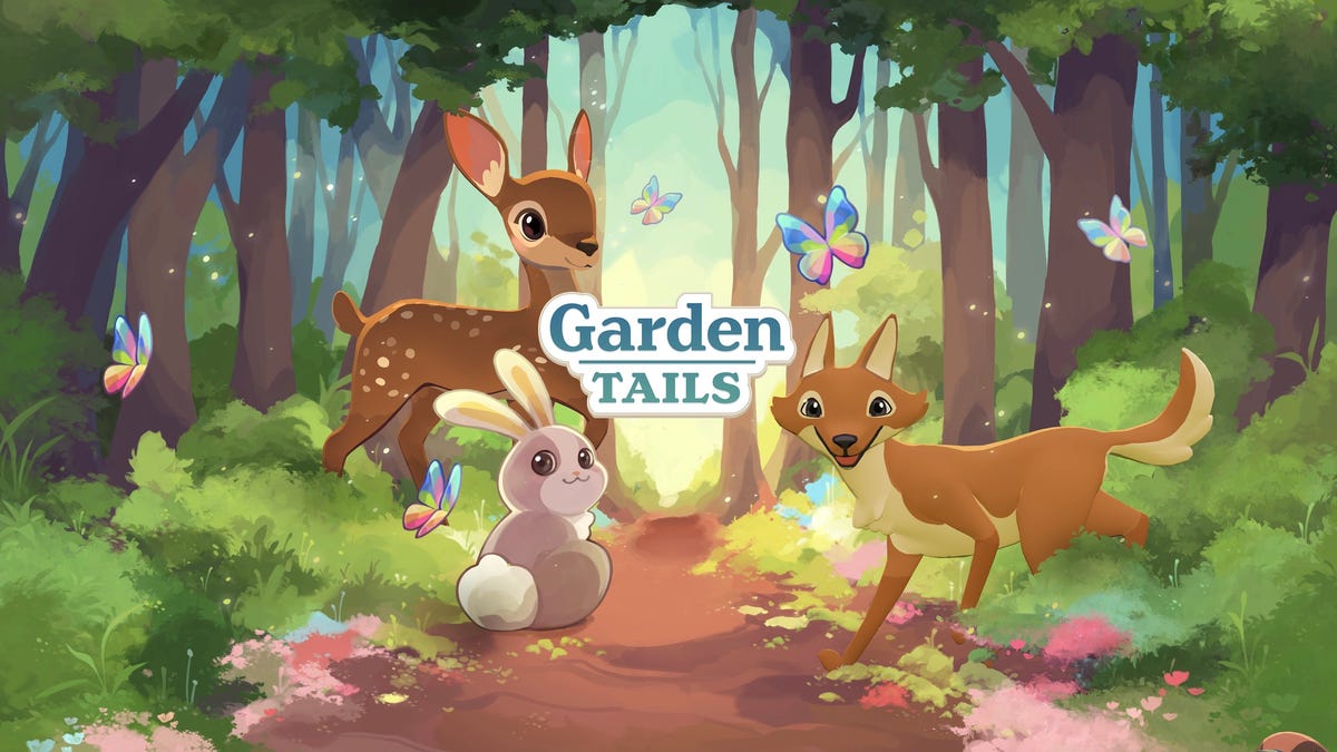 Logo art for Garden Tails game