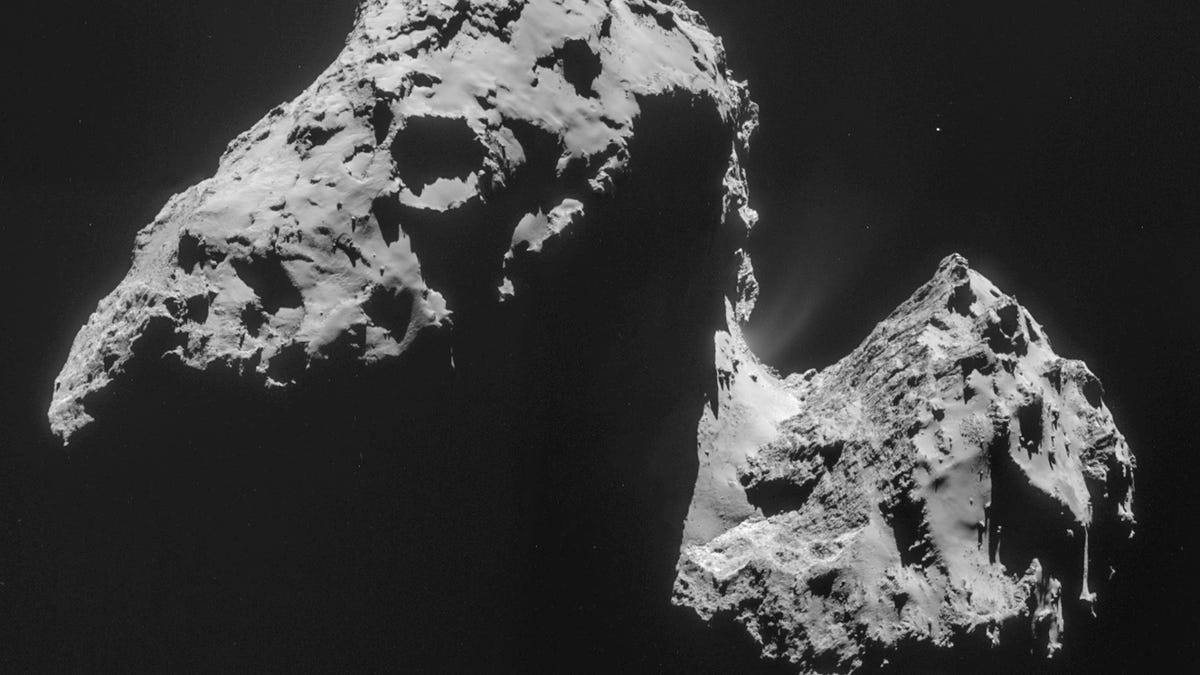 Comet view from Rosetta