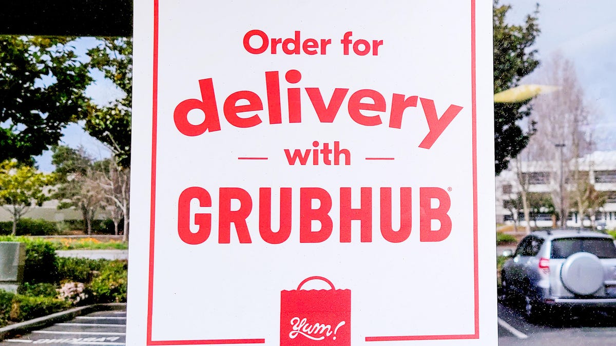 Grubhub delivery sign