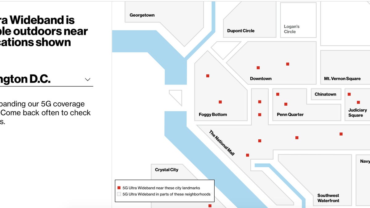 Washington DC Verizon 5G