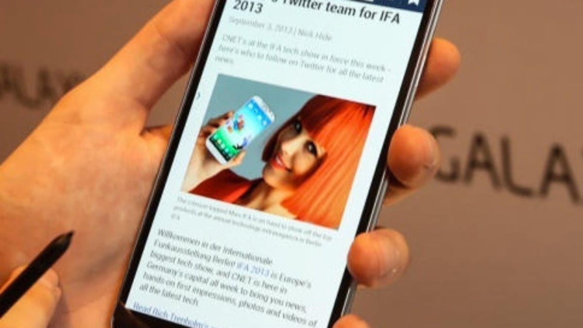 The Samsung Galaxy Note 3 packs 3GB of memory -- which is pushing toward the upper limit for 32-bit processors.