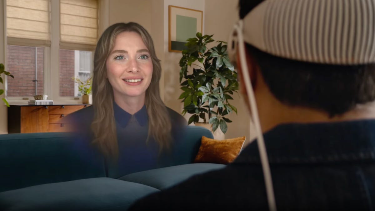 A spatial persona on Vision Pro