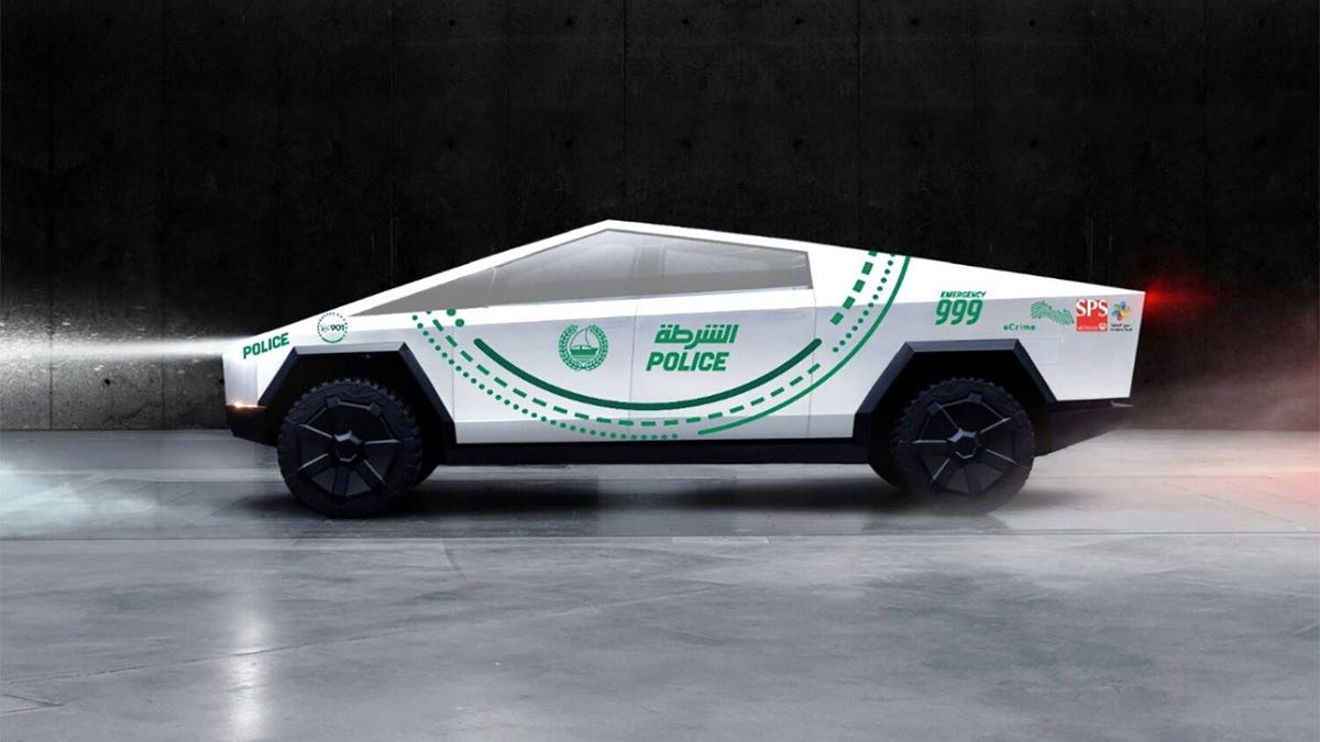 Dubai Police Tesla Cybertruck