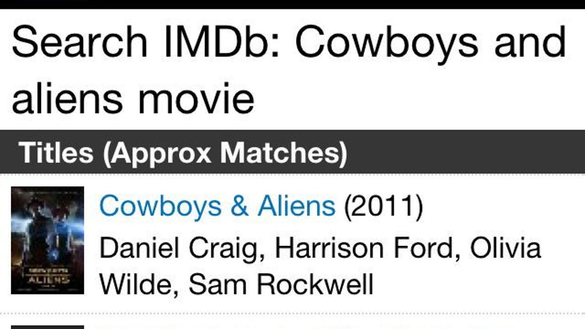The free Dragon Go app provides a wealth of relevant results from its voice-powered searches.