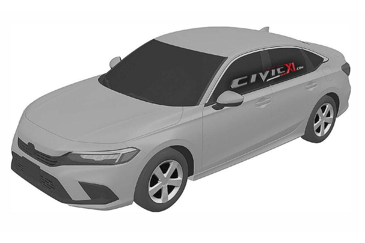 2022 Honda Civic sedan patent image
