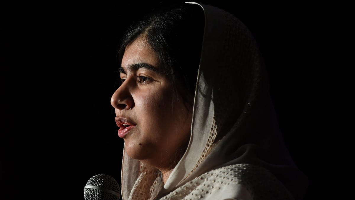 Malala Yousafzai speaks at Denver school