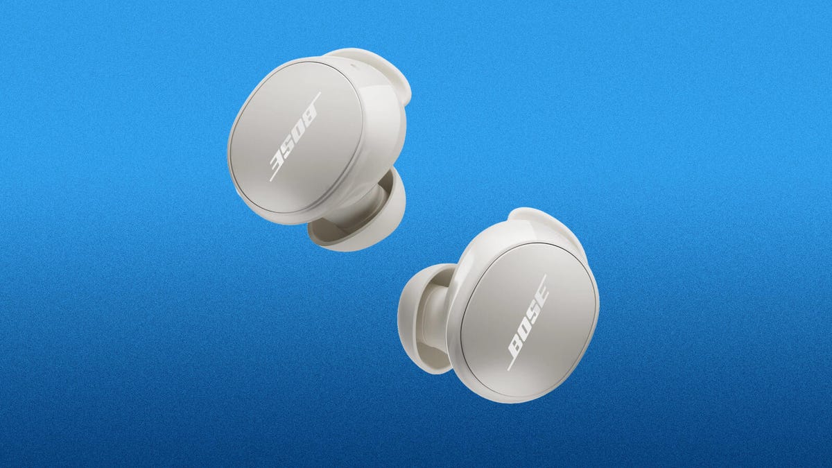 The Bose QuietComfot Earbuds are more modestly priced than the QC Ultra Earbuds