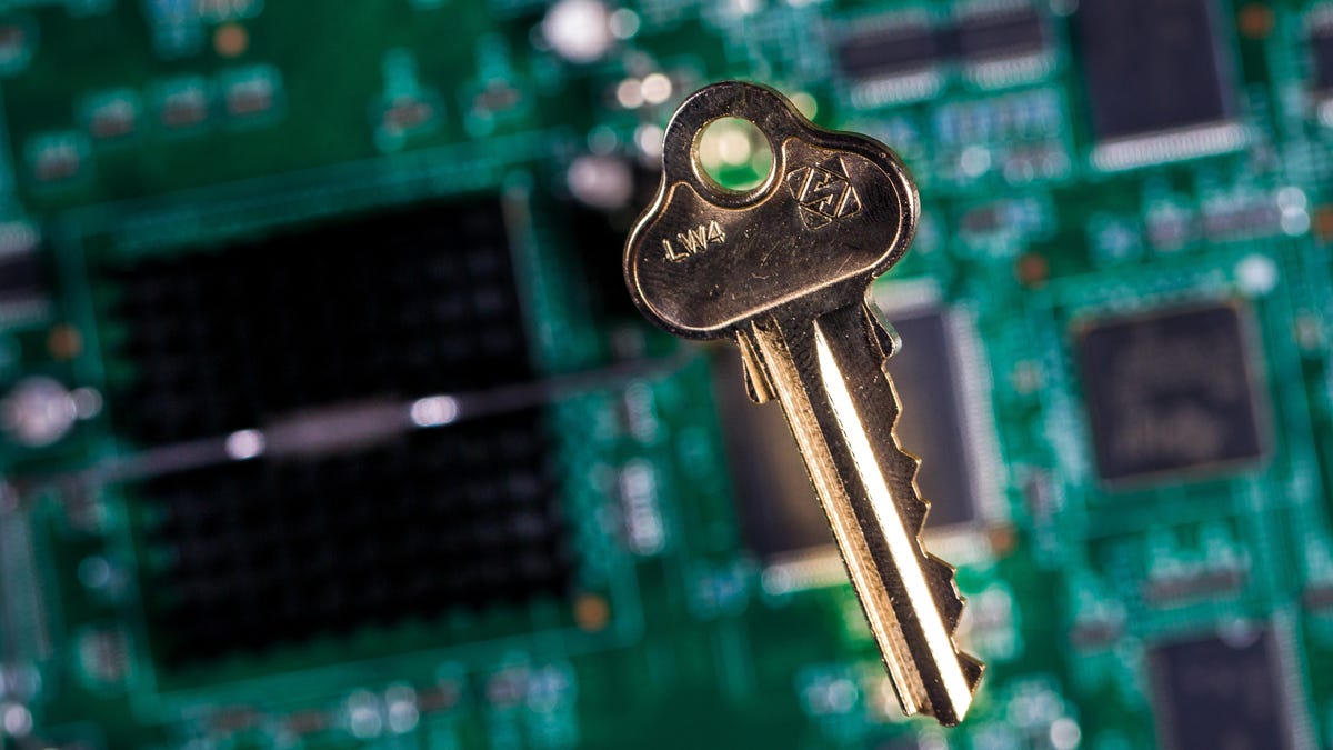 Cyber-security-key-unlock
