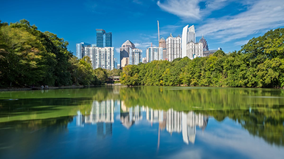 The Atlanta skyline.