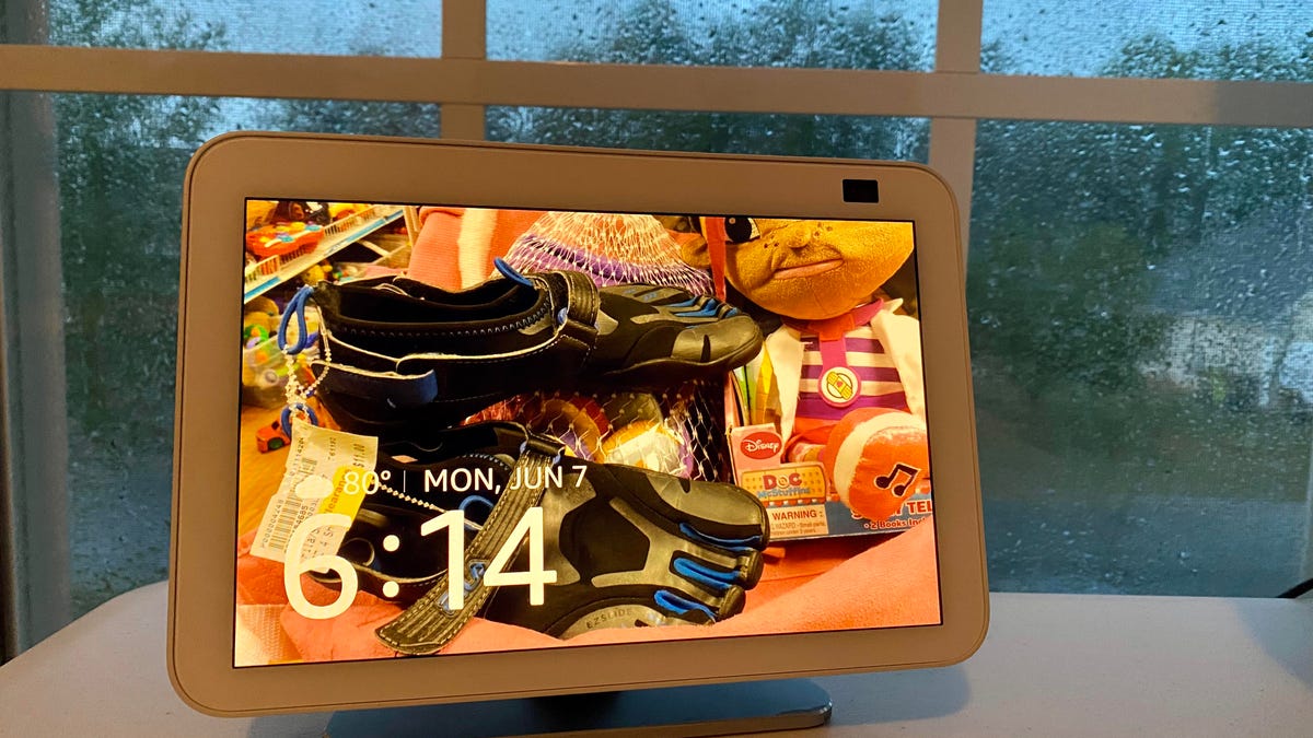 Echo Show 8 2nd gen during thunderstorm