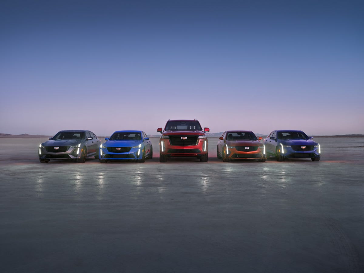 Cadillac V lineup front