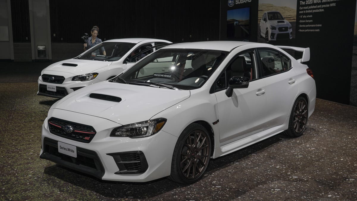 2020 Subaru WRX and STI Series White