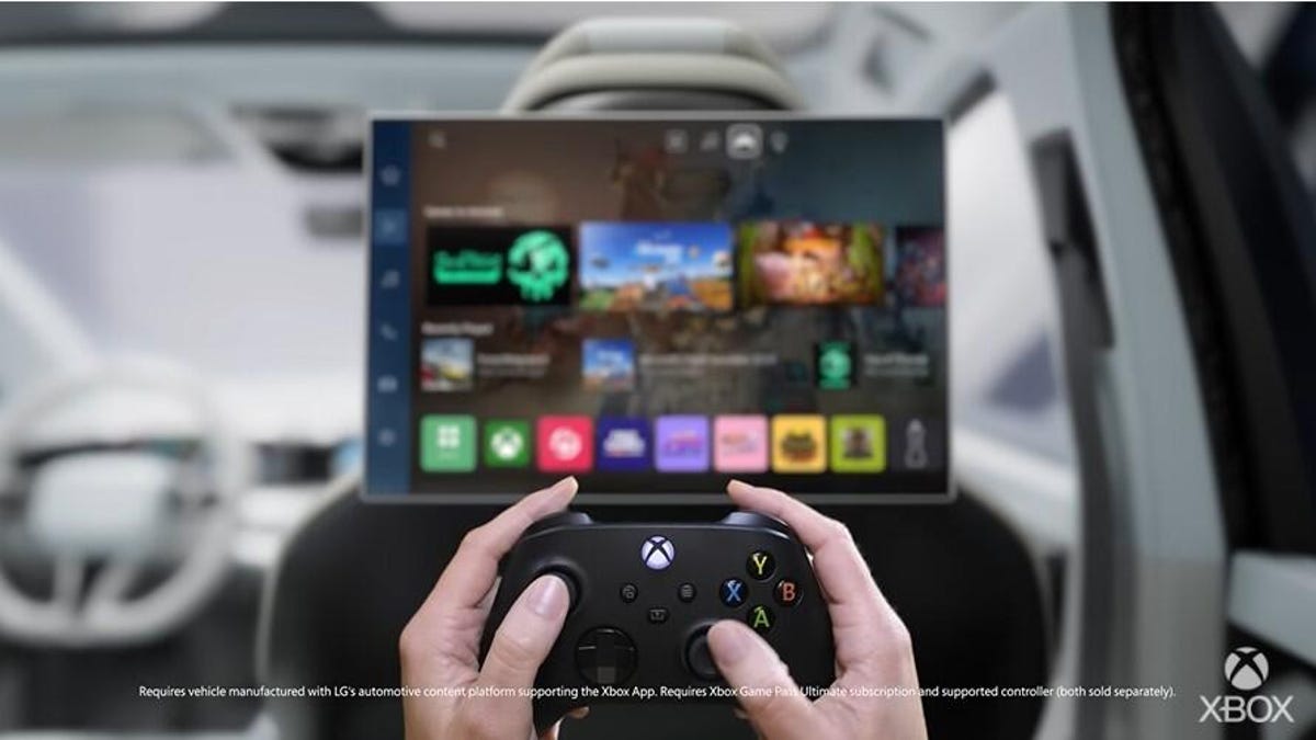 Xbox gaming on LG's Automotive Content Platform (ACP)