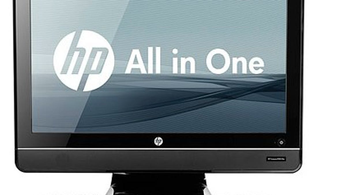 The HP Compaq 8200 Elite all-in-one PC.