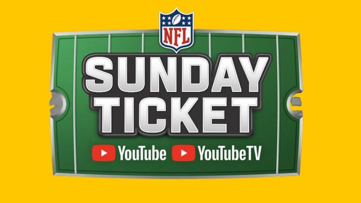 NFL Sunday Ticket on YouTube promotional image
