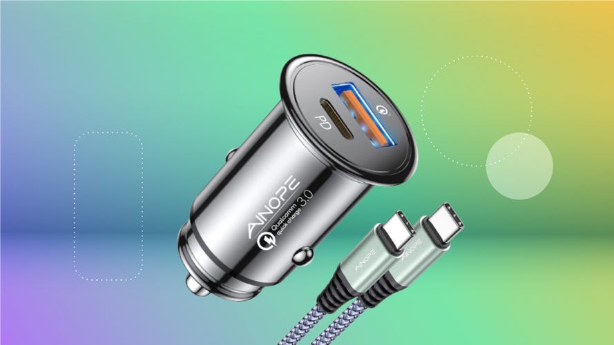 Ainope USB-C Fast Car Charger