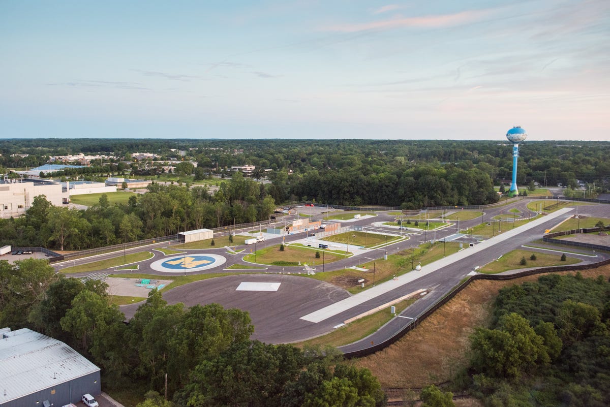 Michigan's Mcity from the air