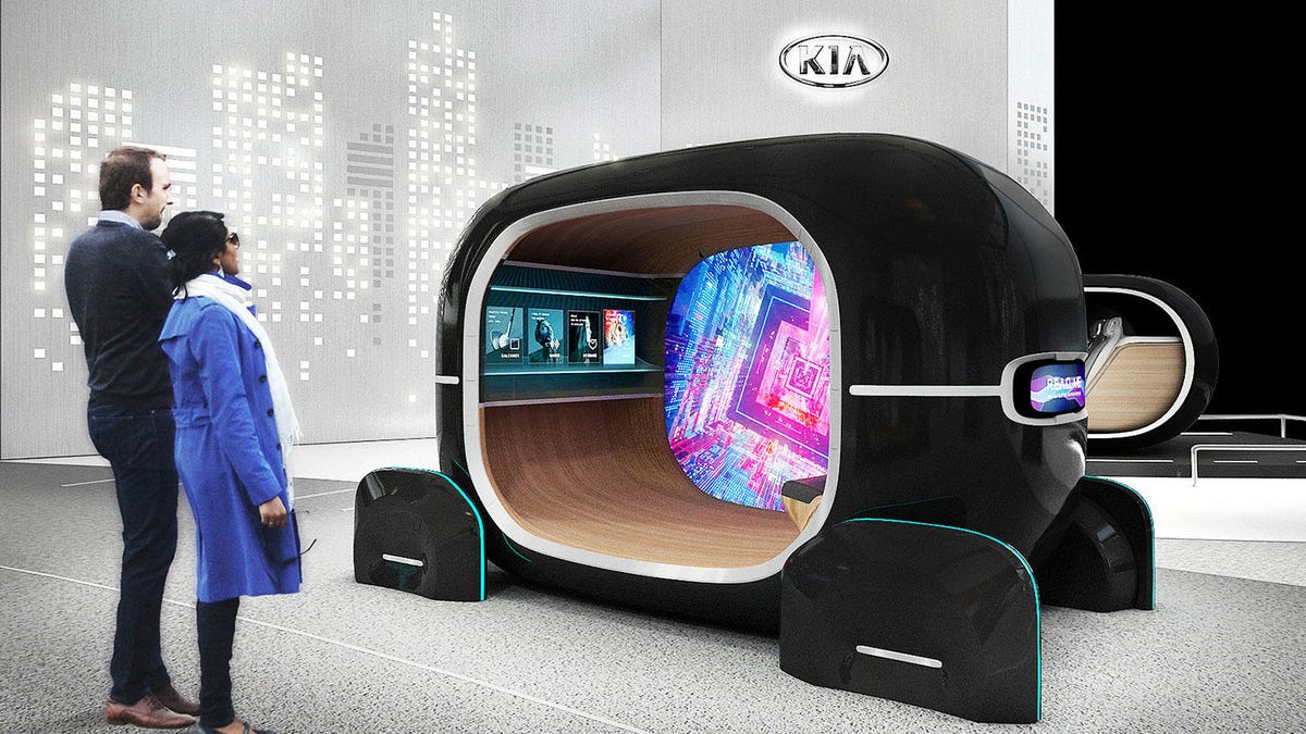 Kia and MIT CES autonomy concept