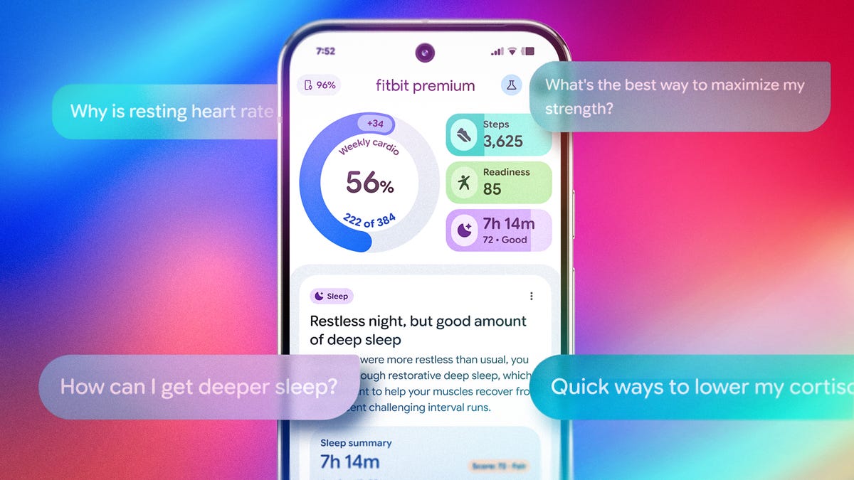 Fitbit AI Coach Redesign