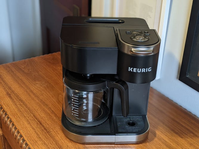 The K-Duo coffee maker.