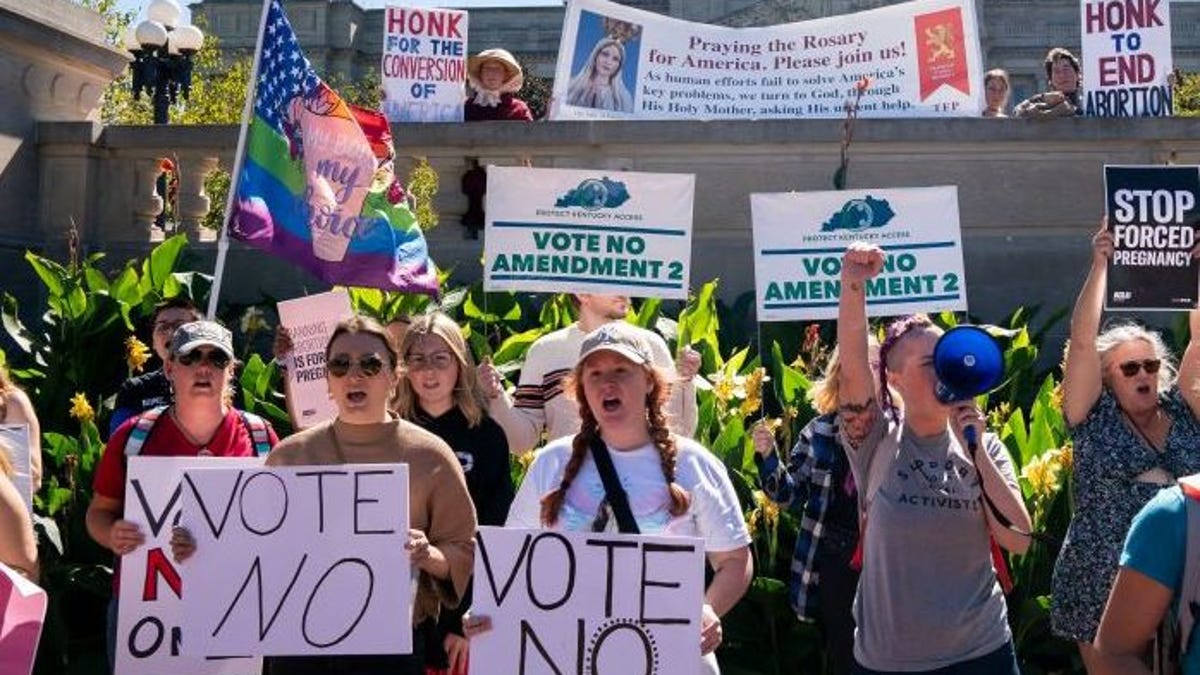 Abortion demonstration in Kentucky