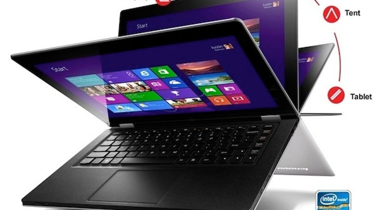 Lenovo IdeaPad Yoga 13 hybrid won't be cheap at $1,099 -- though the Yoga 13 does use a high-performance Intel processor not a lower-end Atom chip like many Windows 8 tablets and hybrid devices. And boasts a high-resolution 1,600x900-pixel-resolution IPS display and a 256GB solid-state drive.