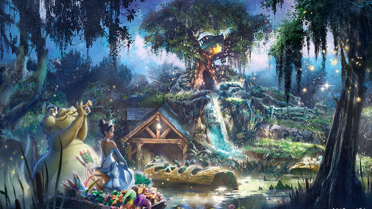 Splash Mountain Princess and the Frog