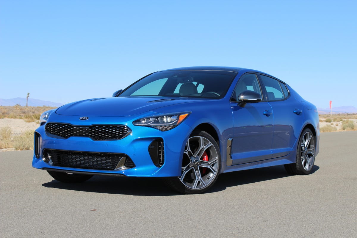 2018 Kia Stinger GT in blue