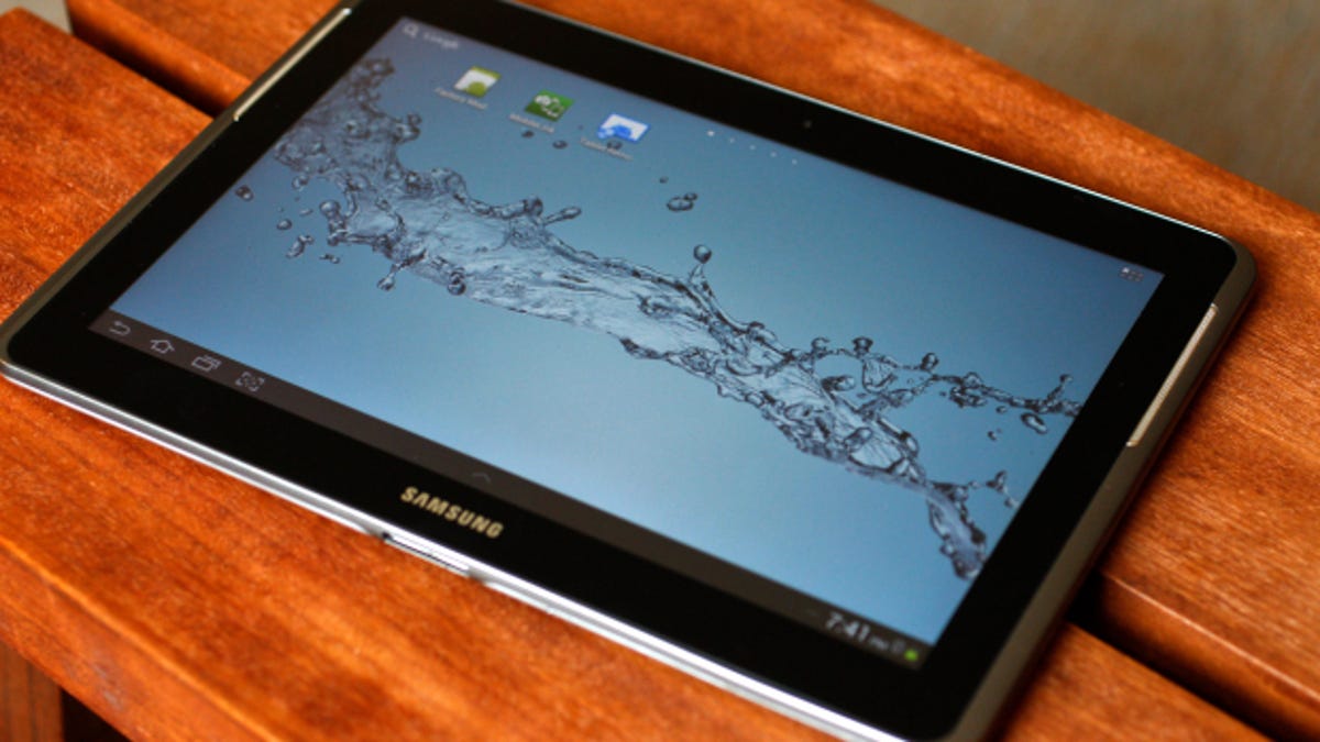 Samsung's current Galaxy Tab 2 10.1 tablet.