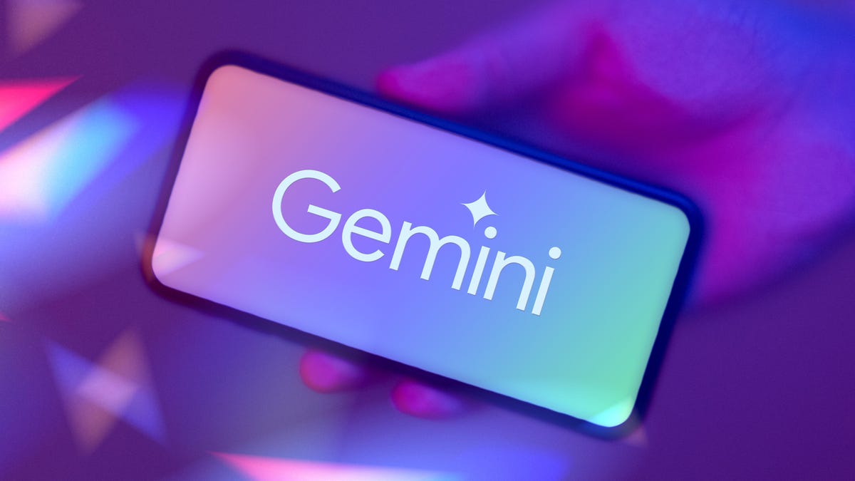 Google Gemini Logo on a phone screen