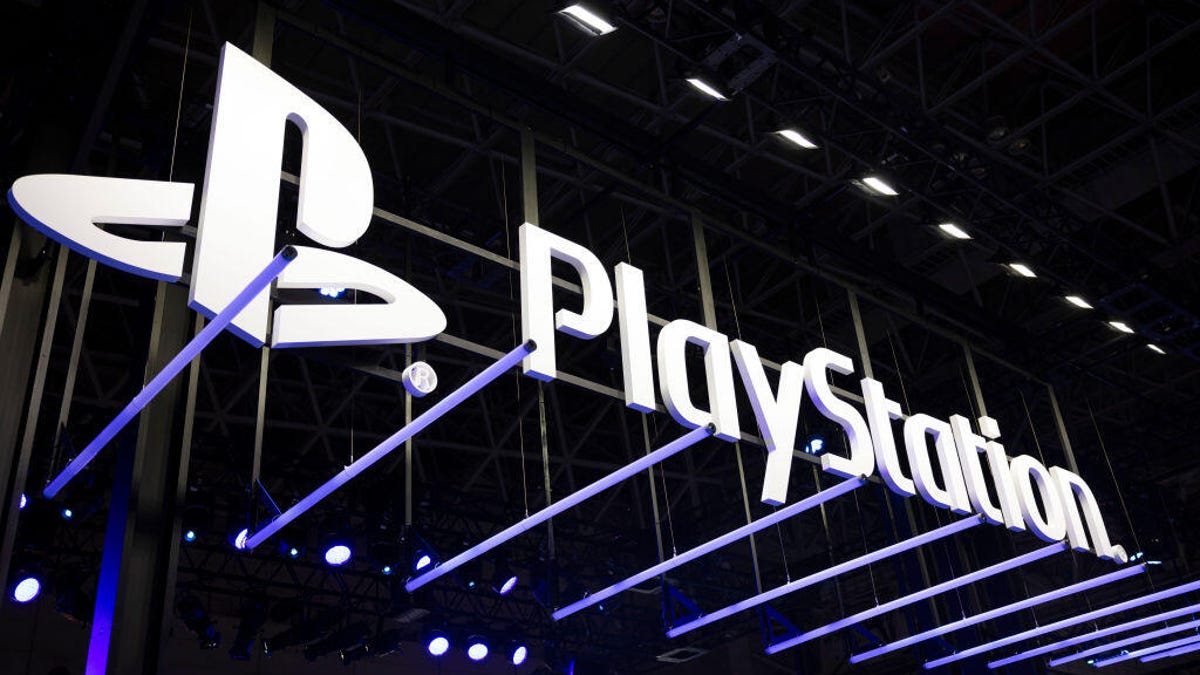 The PlayStation booth at Tokyo Game Show 2024 is shown.