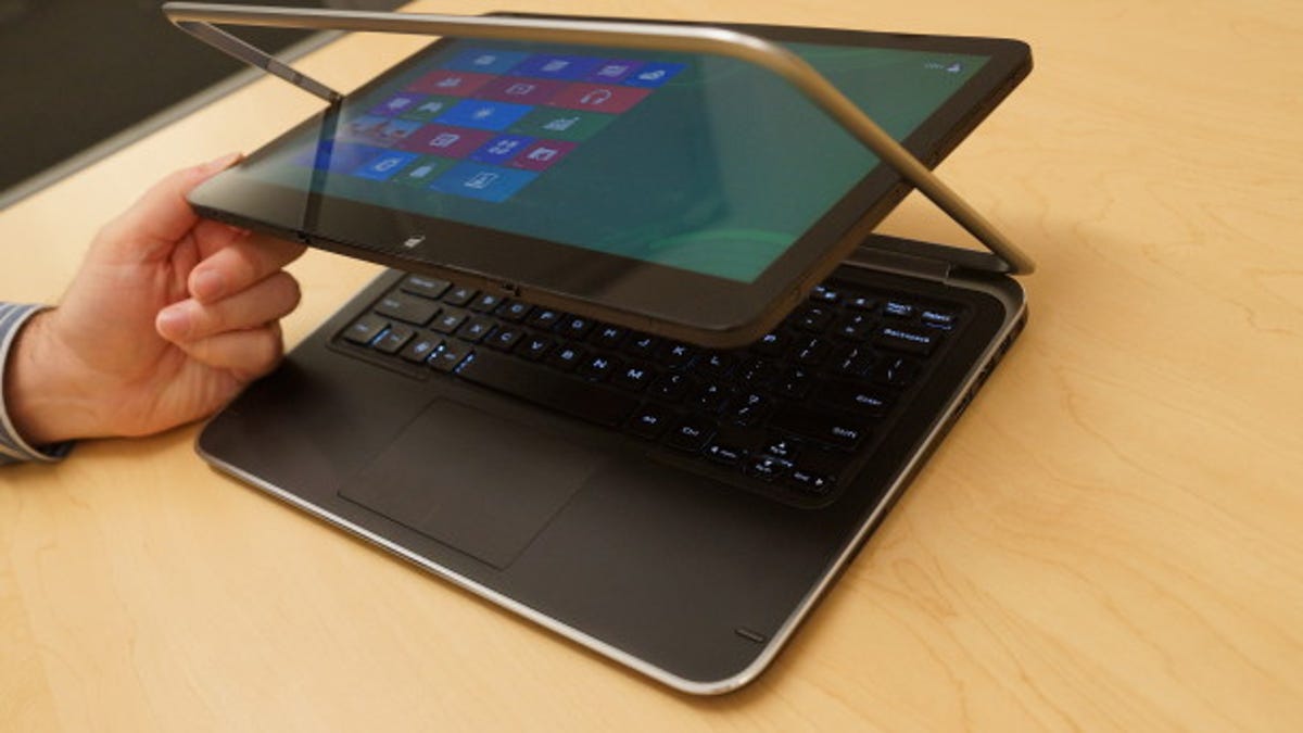 Dell said that the XPS 12 convertible is up for preorder, starting at $1,199.99.