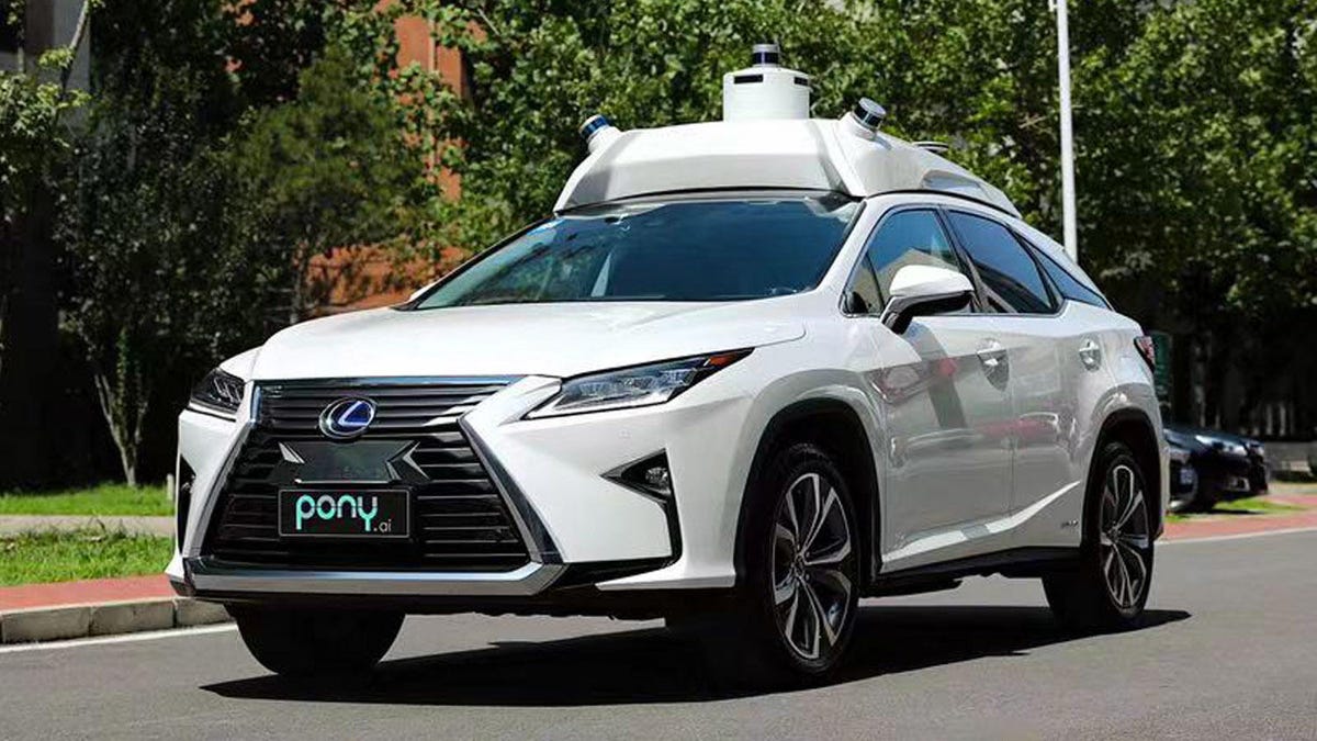 Toyota Pony.ai self-driving car prototype