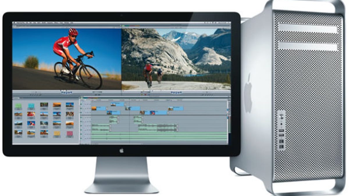 Apple's Mac Pro tower, which Apple has said isn't expected to get an update until later next year.