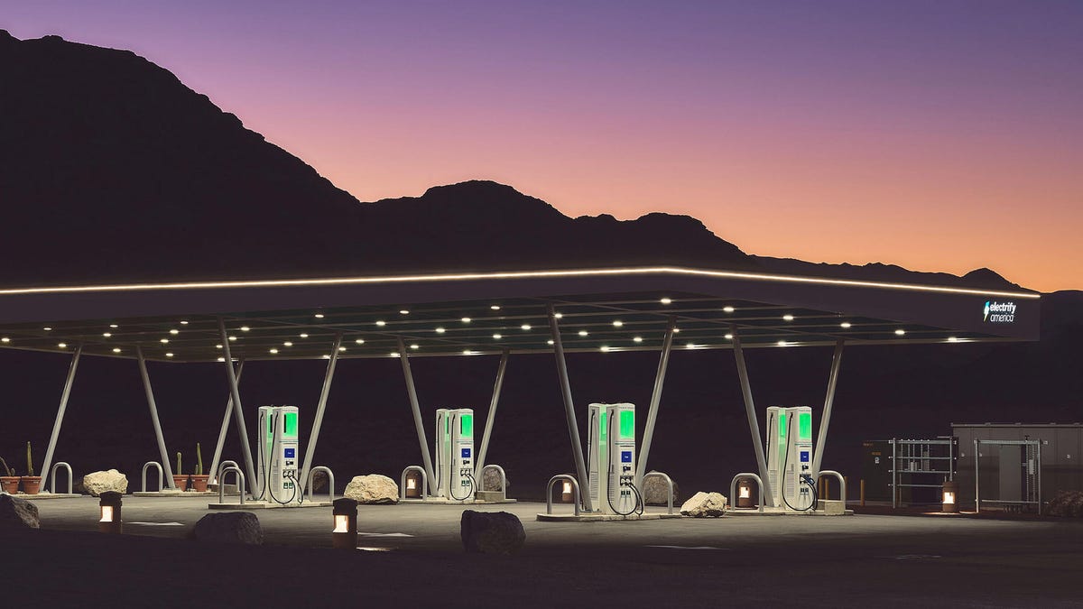 Electrify America charging station