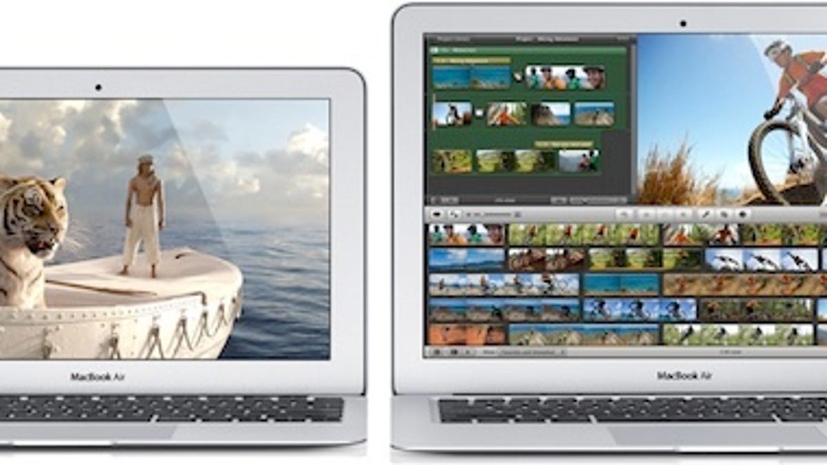 A future MacBook Air may depart from the 11- and 13-inch designs to date.