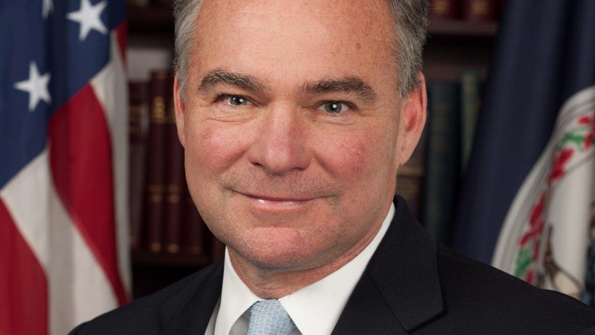 Hillary's pick for VP, Virginia Sen. Tim Kaine.