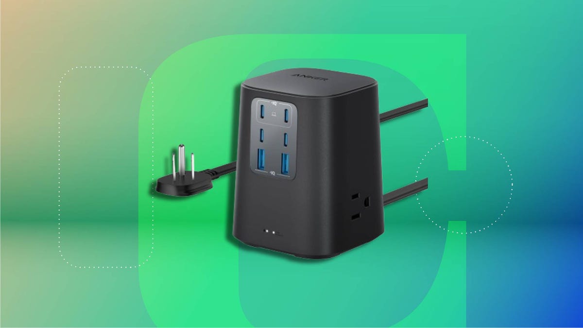 Anker 9-in-1 charging station against a bright background.