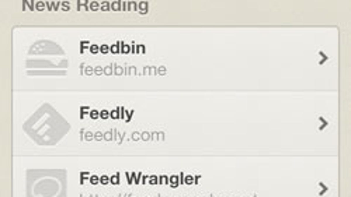 Reeder has added support for feeds from Feedly.