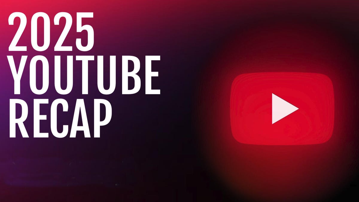 YouTube icon, text: 2025 YouTube recap