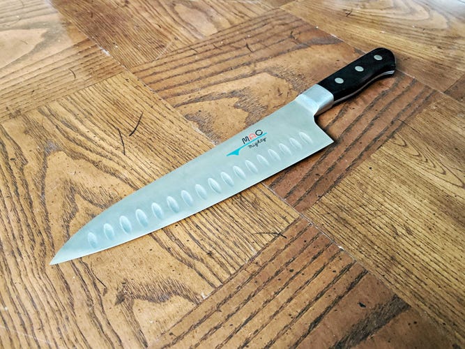 Mac Professional Series 8-inch Chef's Knife with Dimples
