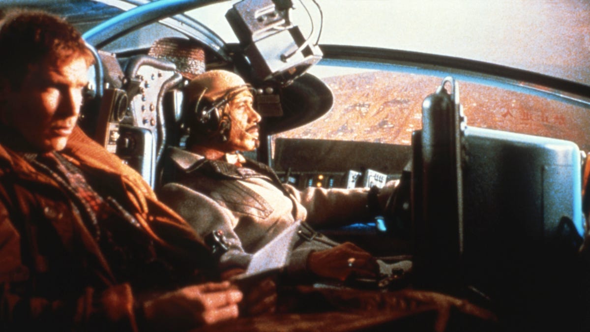 On the Set of "Blade Runner"