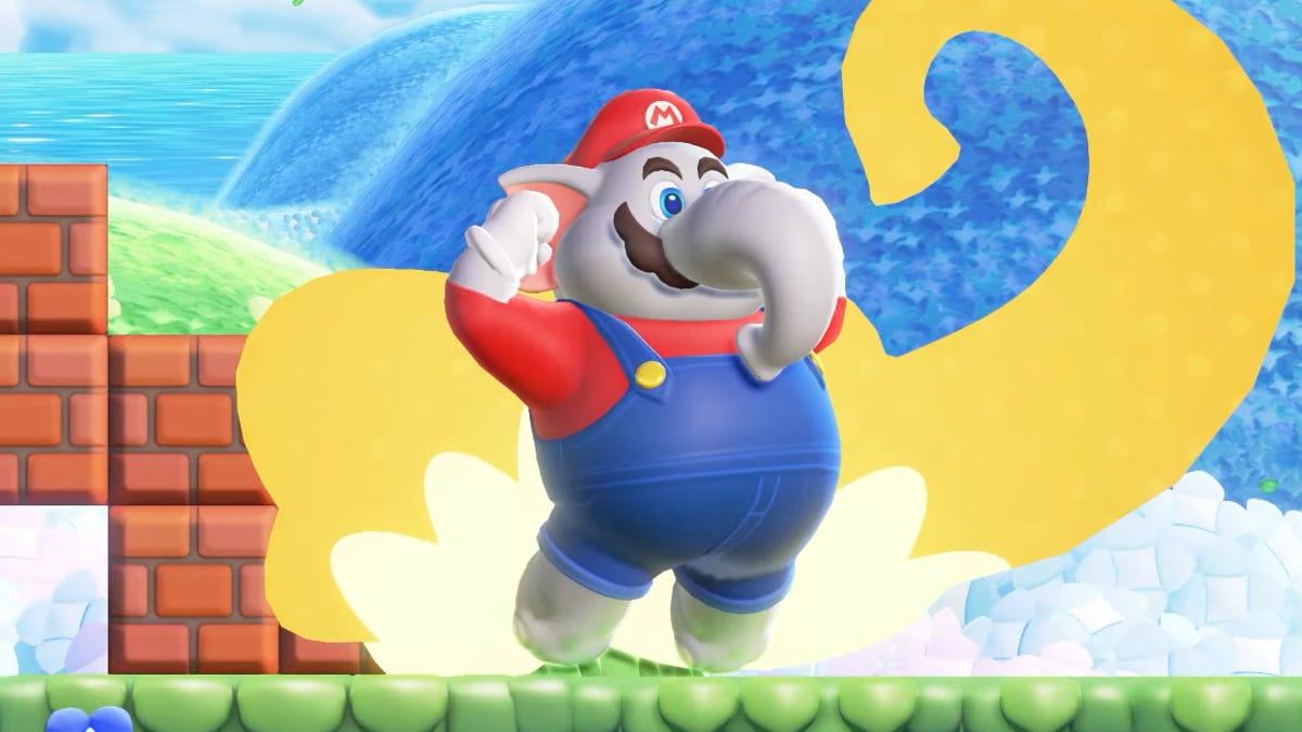 mario in his elephant form