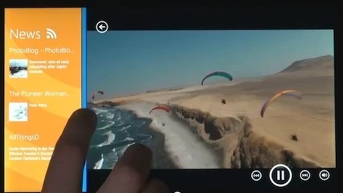 Windows 8 in action.