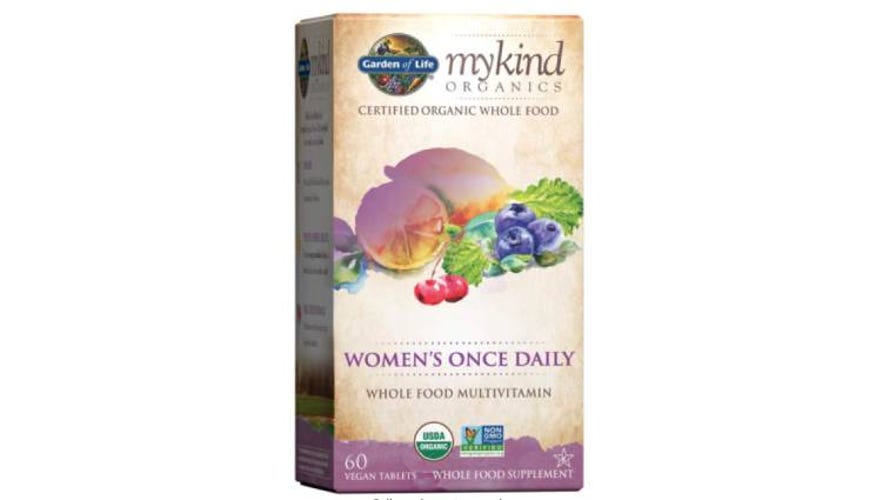 Box of mykind women's multivitamins